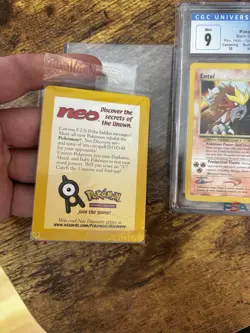 Sealed Wotc Entei black star Promo Pokemon Card 34 Reverse Holo Mint Condition - Image 2