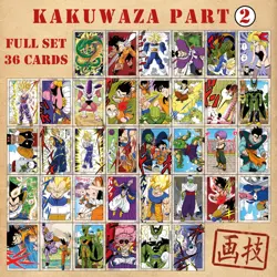 Cartes Dragon Ball KAKUWAZA Part 2 Full Set 36 cartes cards Dragon Ball Z DBZ - Image 2