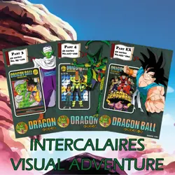 Full Set 8 Intercalaires Visual Adventure Dragon Ball - DBZ cartes cards VA - Image 1