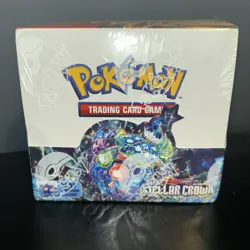 Pokemon TCG Stellar Crown Booster Box Factory Sealed - Image 1