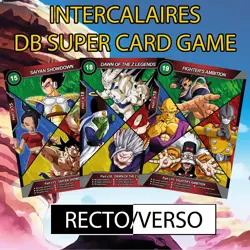 COMPLEMENT Intercalaires Dragon Ball Super Card Game - DBSCG DBS DBZ - Image 1