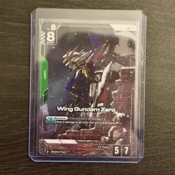 Wing Gundam Zero GD01-024 LR+ Alt Art English Card Gundam Card Game - Image 1