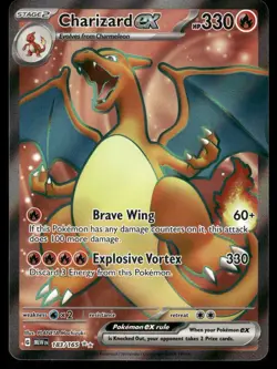 Pokemon Cards Charizard ex 183/165 Holo 151 Ultra Rare NM - Image 1