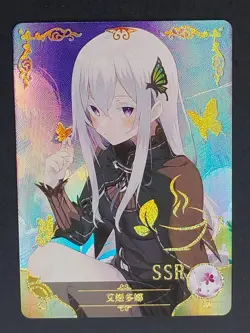 Echidna Goddess Story Waifu Anime Trading Card SSR Re:Zero. - Image 1