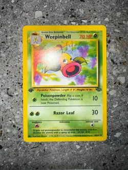 Pokemon TCG Cards 1st Edition Weepinbell 48/64 Jungle NM - Image 3