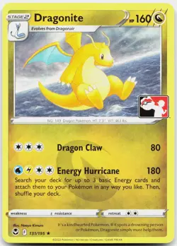 Dragonite 131/195 Rare Prize Pack Series Cards Pokemon NM/M - Image 1