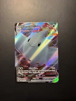 Togekiss VMAX Ultra Rare SWSH04: Vivid Voltage 141/185 NM Pokemon Card - Image 1