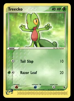 Treecko 76/109 Common Ruby & Sapphire Pokemon Card - Image 2