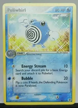 Poliwhirl - 46/112 - Uncommon NM FireRed & LeafGreen Pokemon card FREE SHIPPING - Image 1