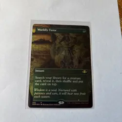 Worldly Tutor (Borderless) Dominaria Remastered Foil - Image 1