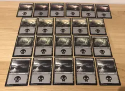 Swamps (Black) - Basic Lands x21 - M20 - Magic the Gathering MTG - Image 1