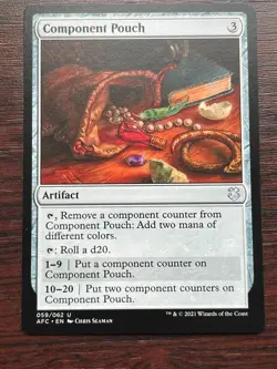 1x COMPONENT POUCH - Commander - MTG - Magic the Gathering - Image 1