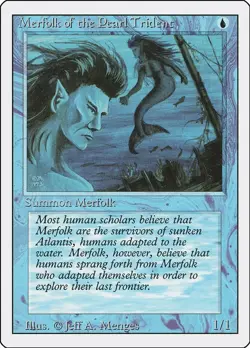 Merfolk of the Pearl Trident42MagicRevised EditionNMCommonEN - Image 1