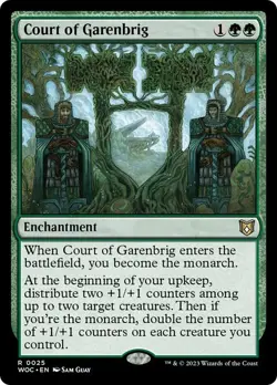 Court of Garenbrig Wilds of Eldraine NM MTG - Image 1