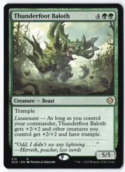 Thunderfoot Baloth 213 Starter Commander Decks - Image 1