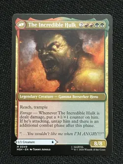 Bruce Banner The Incredible Hulk - Marvel Super Heroes - MTG MSH M 0049 NM - Image 2