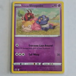 Pokemon TCG Galarian Slowpoke Holo Promo SWSH126 SWSH English 2021 - Image 1