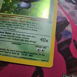 Vileplume Holo 15/64 Jungle Pokemon Card - Image 4