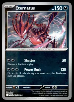Pokemon Eternatus 069/094 Phantasmal Flames 2 Card Lot Reverse Holo - Image 1