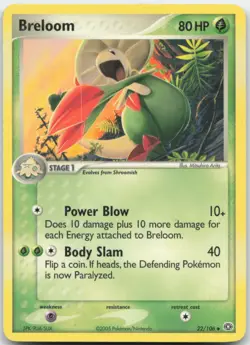 Breloom 22/106 Emerald Pokemon Card MP - Image 1