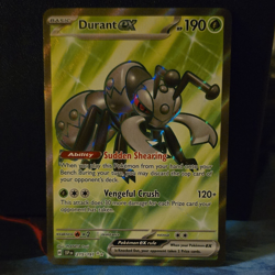 Durant ex 215/191 Sv08: Surging Sparks Full Art Holo Ultra Rare EN 190HP - Image 1