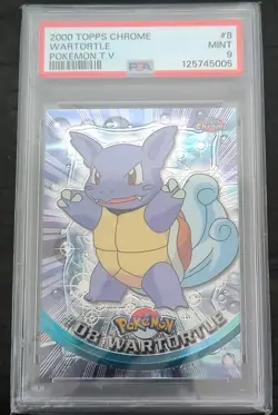 2000 TOPPS CHROME WARTORTLE POKEMON T.V. - Image 1