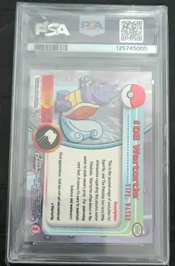 2000 TOPPS CHROME WARTORTLE POKEMON T.V. - Image 2