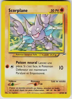 Gligar 67/105 Common Neo Destiny Pokemon Unlimited [FRENCH] - Image 1
