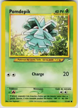 Pineco 77/105 Common Neo Destiny Pokemon Unlimited [FRENCH] - Image 1