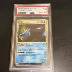 Pokemon Feraligatr Prime HeartGold & SoulSilver Ultra Rare #108 PSA 7 NEW CERT - Image 1