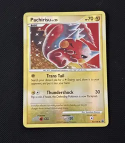 Pokemon TCG Pachirisu 43/100 Majestic Dawn Holo 2008 - Image 1
