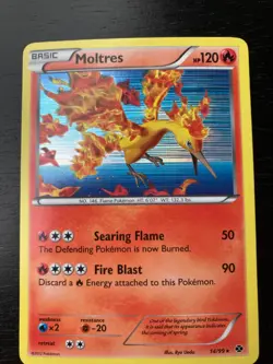 Pokemon Next Destinies Holo Moltres 14/99 Excellent/Near-Mint Condition - Image 1