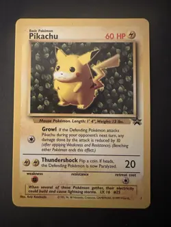Pikachu 1 Wizards Black Star Promos WOTC Promo MP - Image 1
