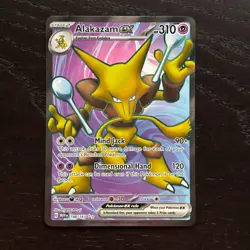 Alakazam ex 188/165 Pokemon 151 Scarlet & Violet Ultra Rare Holo NM - Image 1