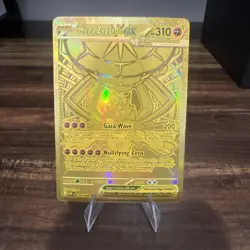 Pokemon TCG Perfect Order Hyper Rare Gold Mega Zygarde EX Full Art 124/088 - Image 1