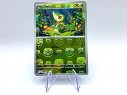 Carta Pokemon Snivy Master Ball 001/086 Sv: set Luce nera Holo Near Mint ITA - Image 1
