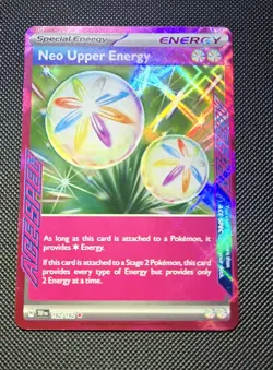 Neo Upper Energy Acespec 167/162 Temporal Forces Pokemon English LP Holo - Image 5