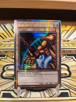 Yugioh Rechter Arm der Verbotenen MP24-EN004 Quarter Century Secret Rare - Image 1