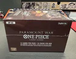 One Piece Paramount War Booster Box Red Bottom OP-02 English Factory Sealed - Image 3