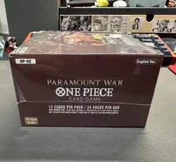 One Piece Paramount War Booster Box Red Bottom OP-02 English Factory Sealed - Image 4