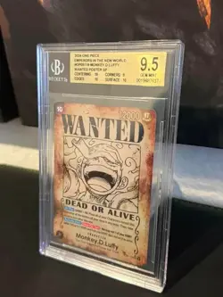 2024 One Piece Monkey D. Luffy Wanted Poster SP OP-05-119 BGS 9.5 Gem Mint - Image 3