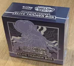 Pokemon Center Exclusive Chilling Reign Shadow Rider Error ETB Elite Trainer Box - Image 1