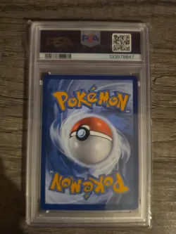 2025 POKEMON DESTINED RIVALS POKEMON CENTER ETB TEAM ROCKET'S WOBBUFFET PSA 9 - Image 2