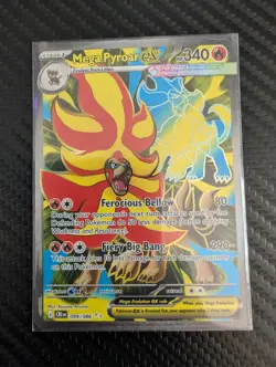 MEGA PYROAR EX Full Art • SR 099/086 • Pokemon: Mega Evolution - Chaos Rising - Image 1