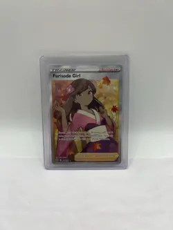 Pokemon TCG Furisode Girl Full Art Silver Tempest Holo Ultra Rare Card 190/195 - Image 1
