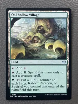 Oakhollow Village 258 Uncommon Bloomburrow Magic: The Gathering Near Mint - Image 1