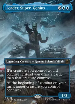 Leader, Super-Genius Borderless 330 Marvel Super Heroes MTG MSH - Image 1