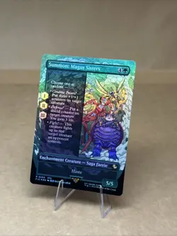 Summon: Magus Sisters FIC #200 Borderless Rare Foil NM+ - Image 1