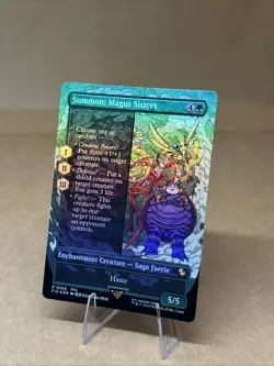 Summon: Magus Sisters FIC #200 Borderless Rare Foil NM+ - Image 2