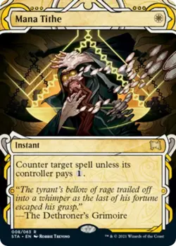 Mana Tithe - Strixhaven: Mystical Archive | FOIL | #008 - Image 1
